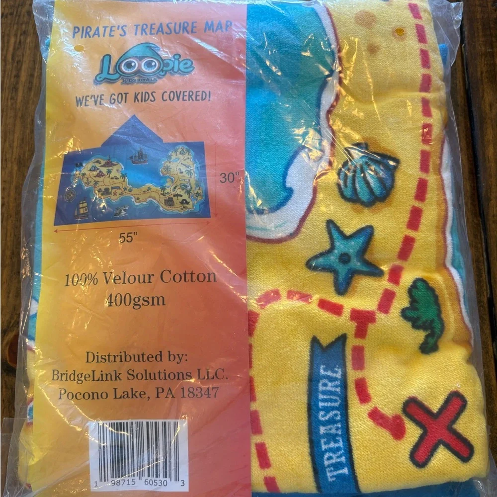 Kids' Treasure Adventure Beach Towel